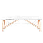 Sulankstomas masažo stalas Balance 2 seg. baltas