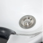 Kirpyklinė plautuvė Gabbiano Ankara, pilka