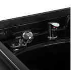 Kirpyklinė plautuvė Gabbiano 5023, juoda