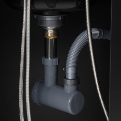 Kirpyklinė plautuvė Gabbiano 5023, juoda