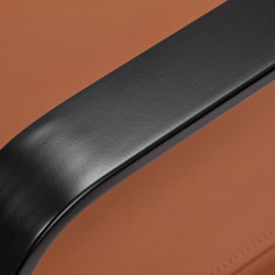 Gabbiano Porto hidraulinė kirpėjo kėdė – oranžinė