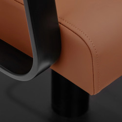 Gabbiano Porto hidraulinė kirpėjo kėdė – oranžinė