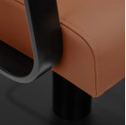 Gabbiano Porto hidraulinė kirpėjo kėdė – oranžinė