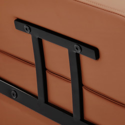 Gabbiano Porto hidraulinė kirpėjo kėdė – oranžinė