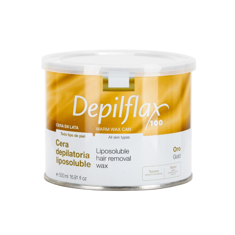 Depilflax Gold depiliacijos vaškas 500 ml – profesionalams