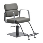 Gabbiano Porto hidraulinė kirpėjo kėdė – pilka