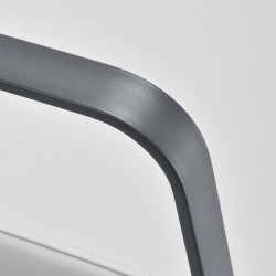 Gabbiano Porto hidraulinė kirpėjo kėdė – balta