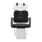 Kirpyklinė plautuvė Gabbiano Porto juoda–pilka