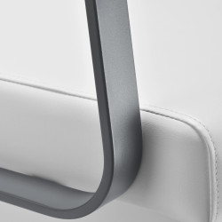 Kirpyklinė plautuvė Gabbiano Porto balta-pilka