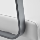 Kirpyklinė plautuvė Gabbiano Porto balta-pilka