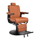 Barber kėdė Gabbiano Levi, ruda – profesionalams