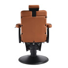 Barber kėdė Gabbiano Levi, ruda – profesionalams