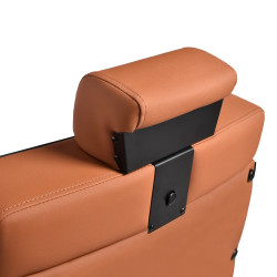 Barber kėdė Gabbiano Levi, ruda – profesionalams