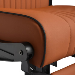 Barber kėdė Gabbiano Levi, ruda – profesionalams