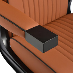 Barber kėdė Gabbiano Levi, ruda – profesionalams