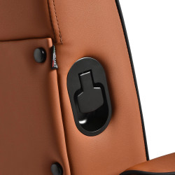 Barber kėdė Gabbiano Levi, ruda – profesionalams