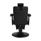 Barber kėdė Gabbiano Levi – profesionali, juoda