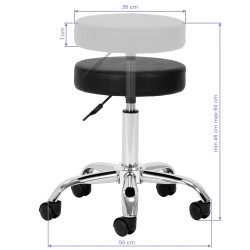 Meistro kėdė AM-310v, juoda – patogumas salonui