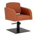 Kirpyklinė kėdė Gabbiano Elda ruda–juoda