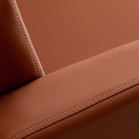 Kirpyklinė kėdė Gabbiano Elda ruda–juoda