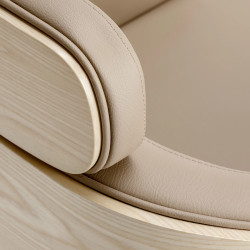 Kirpyklinė kėdė Gabbiano Wratislavia kreminė-juoda