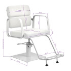 Gabbiano Porto – elegantiškas kirpėjo kėdės komfortas ir stilius