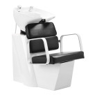 Kirpyklinė plautuvė Gabbiano Porto juoda–balta