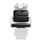 Kirpyklinė plautuvė Gabbiano Porto juoda–balta