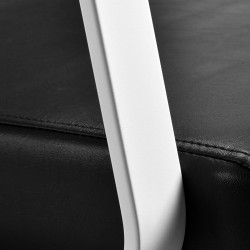 Kirpyklinė plautuvė Gabbiano Porto juoda–balta