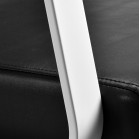 Kirpyklinė plautuvė Gabbiano Porto juoda–balta