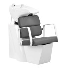 Kirpyklinė plautuvė Gabbiano Porto pilka–balta