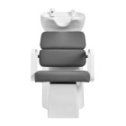 Kirpyklinė plautuvė Gabbiano Porto pilka–balta