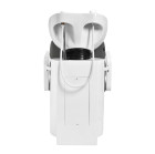 Kirpyklinė plautuvė Gabbiano Porto pilka–balta