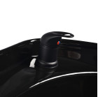 Gabbiano Porto kirpyklinė plautuvė | Juoda–oranžinė, prabangi plautuvė