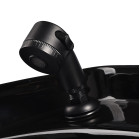 Gabbiano Porto kirpyklinė plautuvė | Juoda–oranžinė, prabangi plautuvė