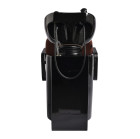 Gabbiano Porto kirpyklinė plautuvė | Juoda–šokoladinė, prabangi plautuvė