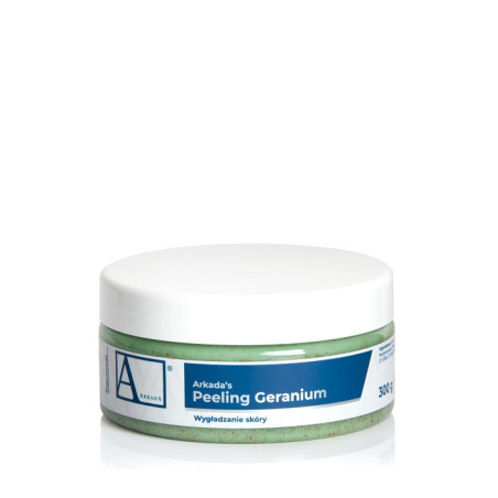 Arkada's Peeling Geranium - natūralus pėdų ir rankų šveitiklis, 300 g.