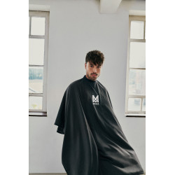 Moser kirpimo pelerina 0092-0146 | Juoda, juostuota, antistatinė