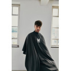 Moser kirpimo pelerina 0092-0146 | Juoda, juostuota, antistatinė