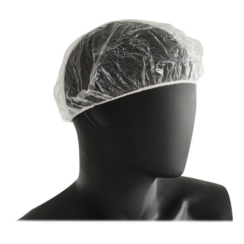 Vienkartinės kepuraitės 100 vnt | Polietileninės, bespalvės