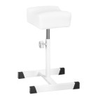 Pakojis pedikiūrui Bell, baltas | Reguliuojamas aukštis ir patogi atrama