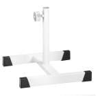 Pakojis pedikiūrui Bell, baltas | Reguliuojamas aukštis ir patogi atrama