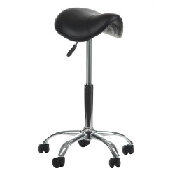 Meistro kėdė balno tipo BD-9909, juoda | Ergonomiška kosmetologo kėdė