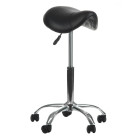 Meistro kėdė balno tipo BD-9909, juoda | Ergonomiška kosmetologo kėdė
