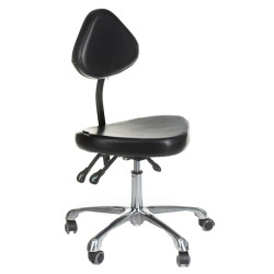 Profesionali meistro kėdė ATTE INKOO (juoda) – modernus dizainas ir maksimali ergonomika jūsų studijai