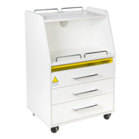 Kosmetologinė spintelė BD-T601 (balta) – elegantiška švara, estetika ir tobula tvarka jūsų kabinete