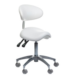 Profesionali meistro kėdė BD-Y925 (balta) – elegantiška estetika ir ergonomiškas komfortas jūsų kabinetui