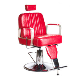 Barber krėslas HOMER BH-31237 – nepalaužiamas stabilumas ir autentiškas stilius jūsų vyriško kirpimo salonui