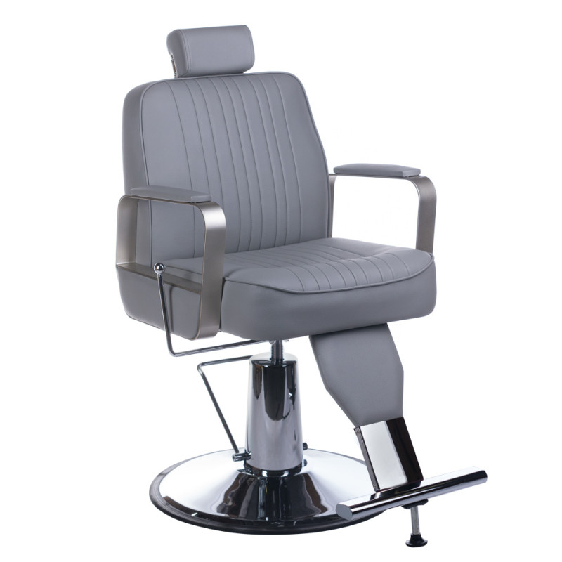 Barber krėslas HOMER BH-31237, pilkas