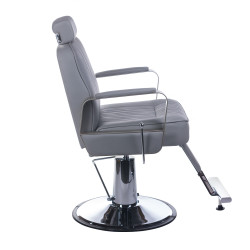 Barber krėslas HOMER BH-31237, pilkas